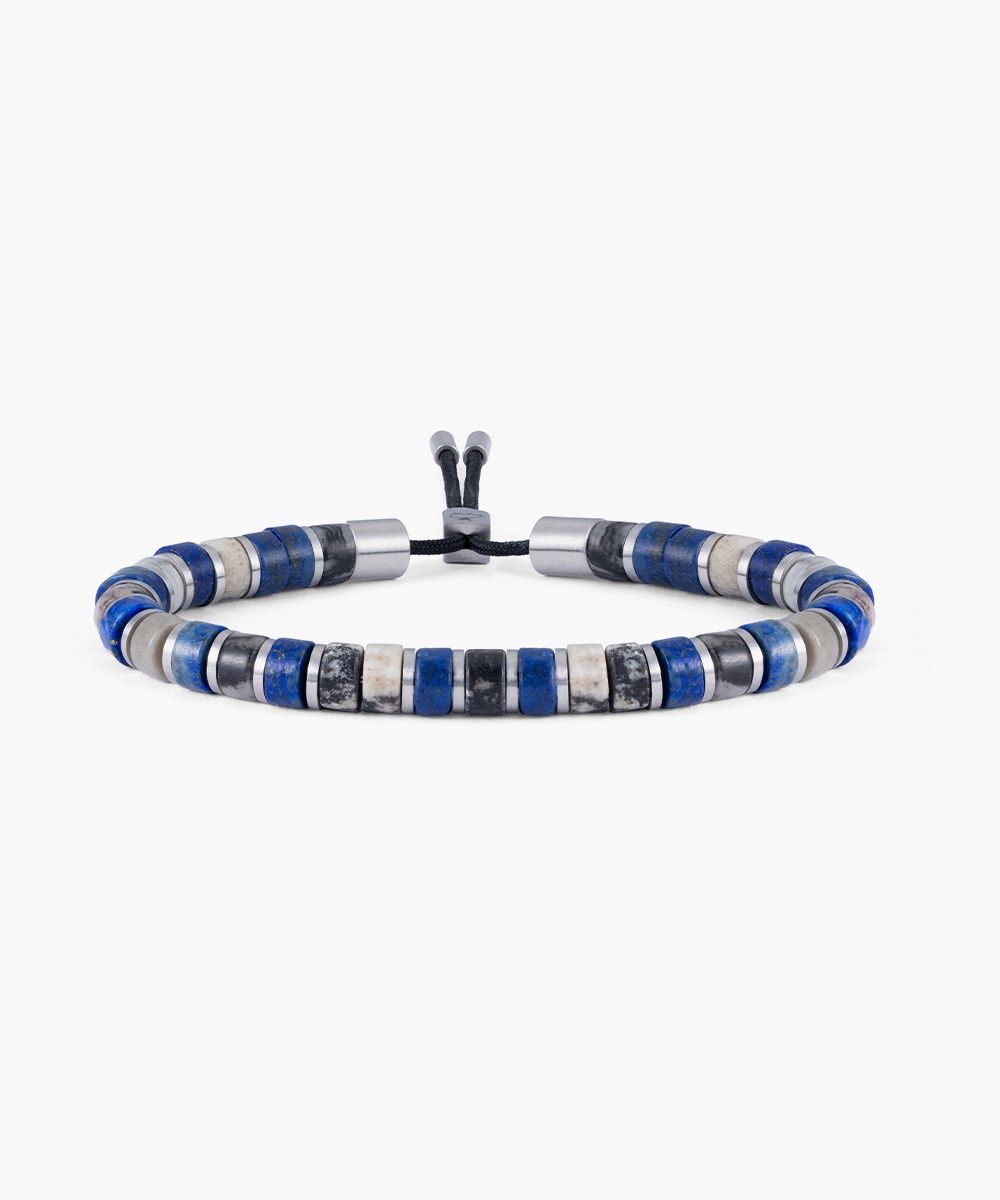 P49-163892 Brontide 6mm Adjustable Otaru | Silver, Size: M - 18/19 cm