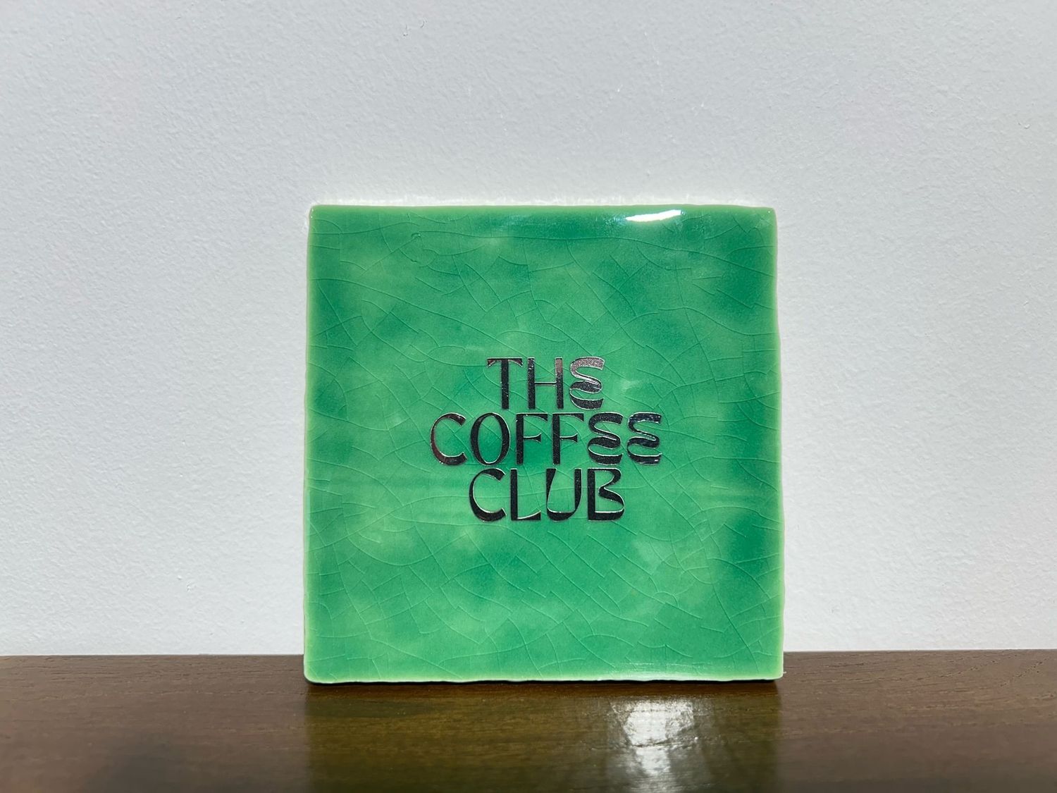 Tegel The Coffee Club - Groen/Zilver