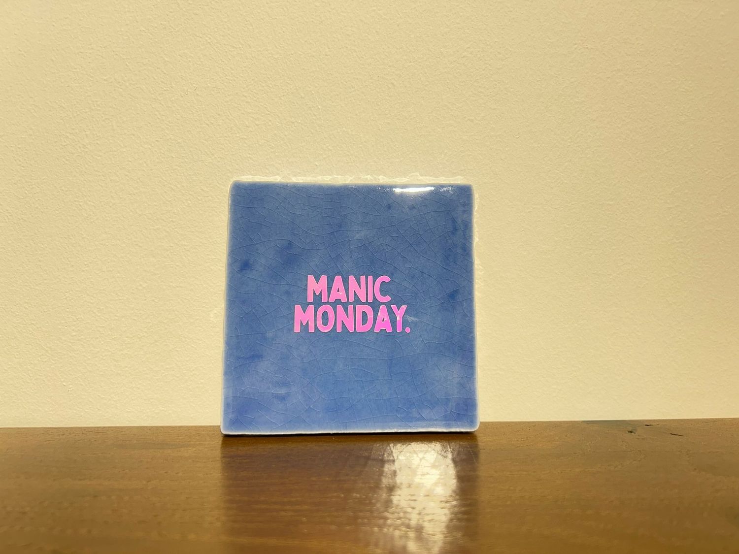 Tegel Manic Monday - Blauw/Holografisch