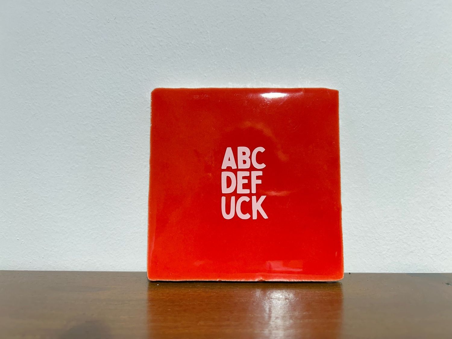 Tegel ABCDEF - Rood/Lichtroze
