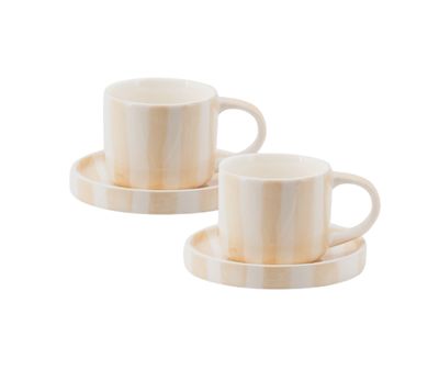 Espresso Stripes - Boho Beige