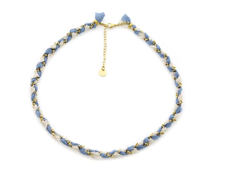 Ketting Braid - Blauw