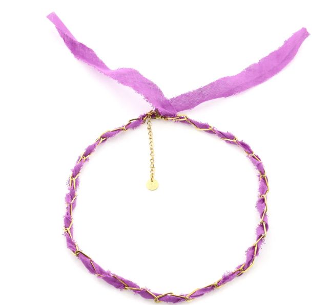 Ketting Wave - Paars