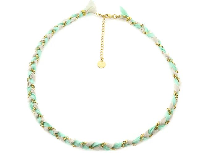 Ketting Braid - Mint