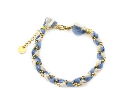 Armband Braid - Blauw