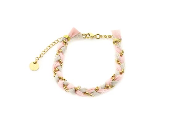 Armband Braid - Roze