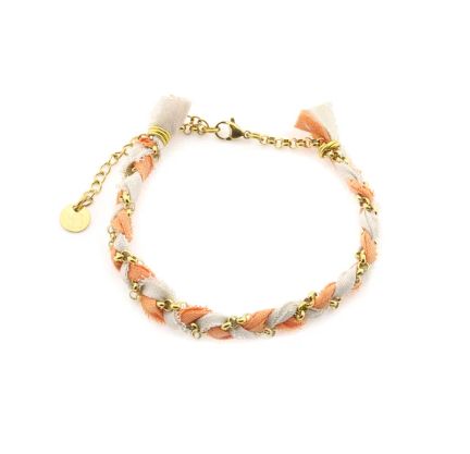 Armband Braid - Oranje