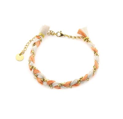 Armband Braid - Oranje