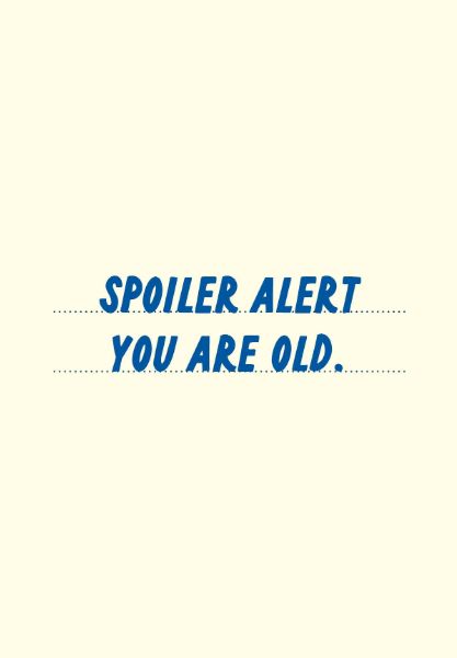 Kaart You Are Old - Single