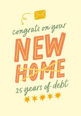 Kaart Congrats On Your New Home - Double