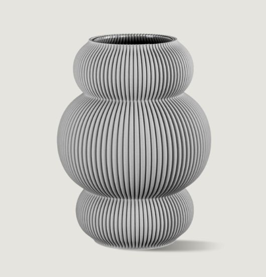 Koyl—16 Vase - Stone Grey
