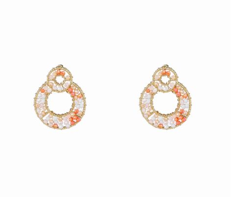 Double Beaded Rounds - Pink