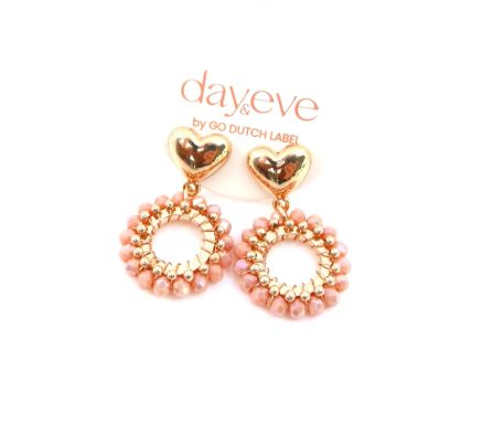Cute Heart Dangle - Pastel Pink