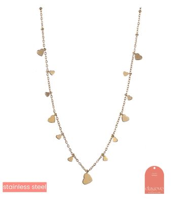 Hearts on the Side - Necklace