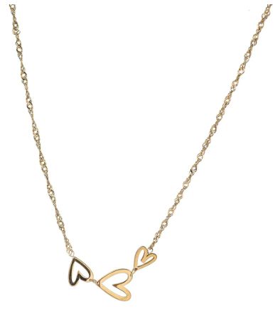 Heart Wave Necklace -