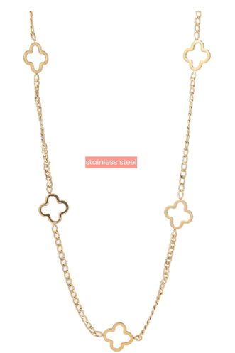 Big Clover Necklace - 14K