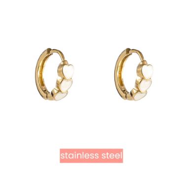 Pearly Heart Hoop