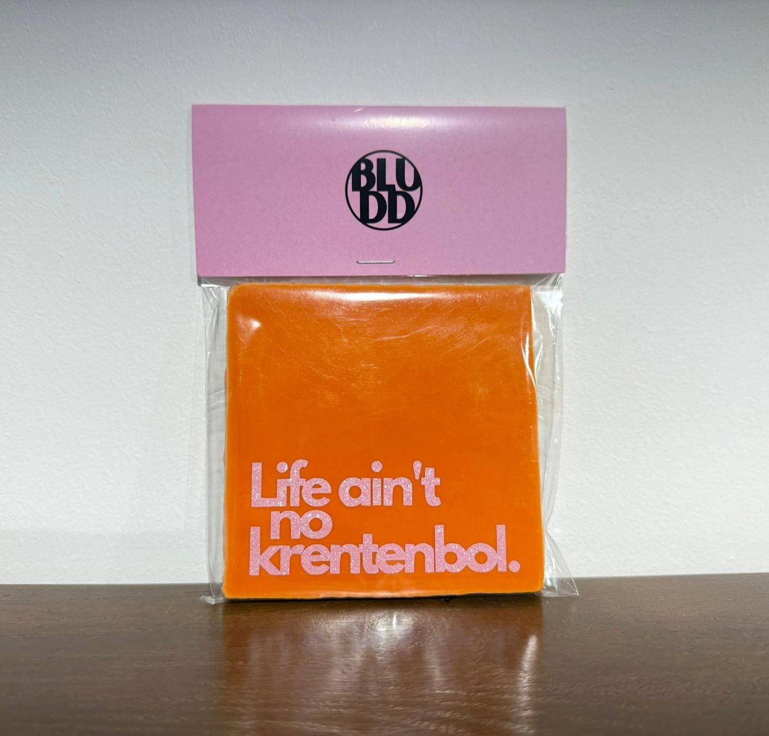 Tegel Life Ain&#39;t No Krentenbol - Oranje/Holografisch