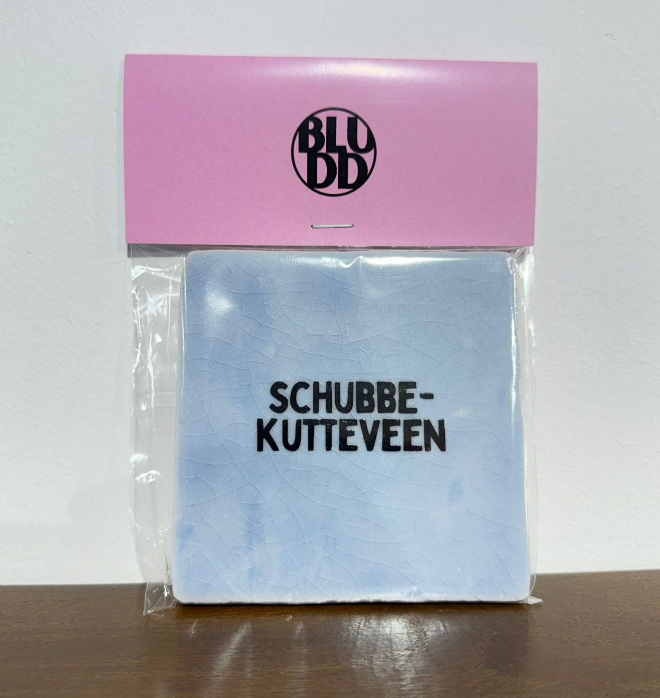 Tegel Schubbekutteveen - Blauw/Zwart