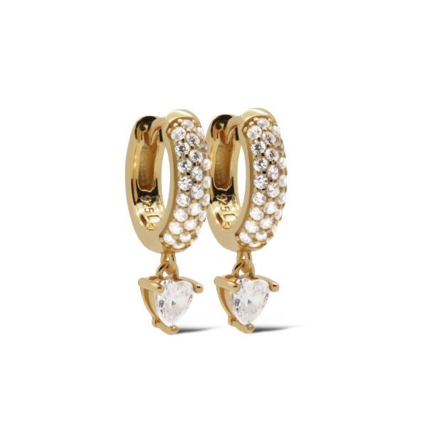 Hinged Hoops Zirconia MINA 12MM