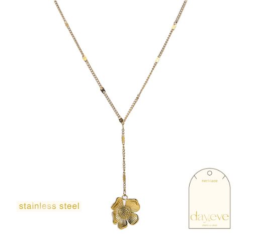 Y Flower Necklace