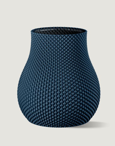 Hoyt-20 Vase Mosaic Blue