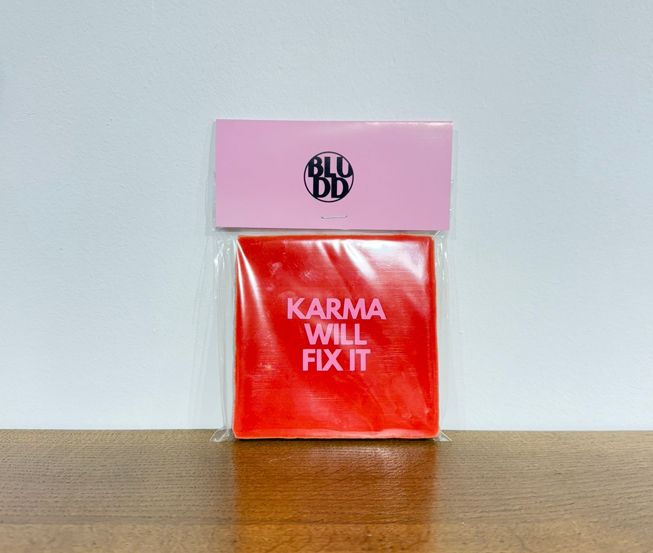 Tegel Karma Will Fix It - Rood/Roze