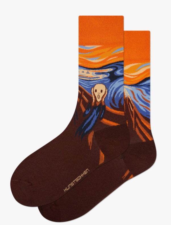 Kunstsokken - De Schreeuw, Size: 36-40