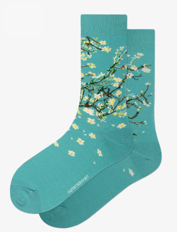 Kunstsokken - Amandelbloesem, Size: 36-40