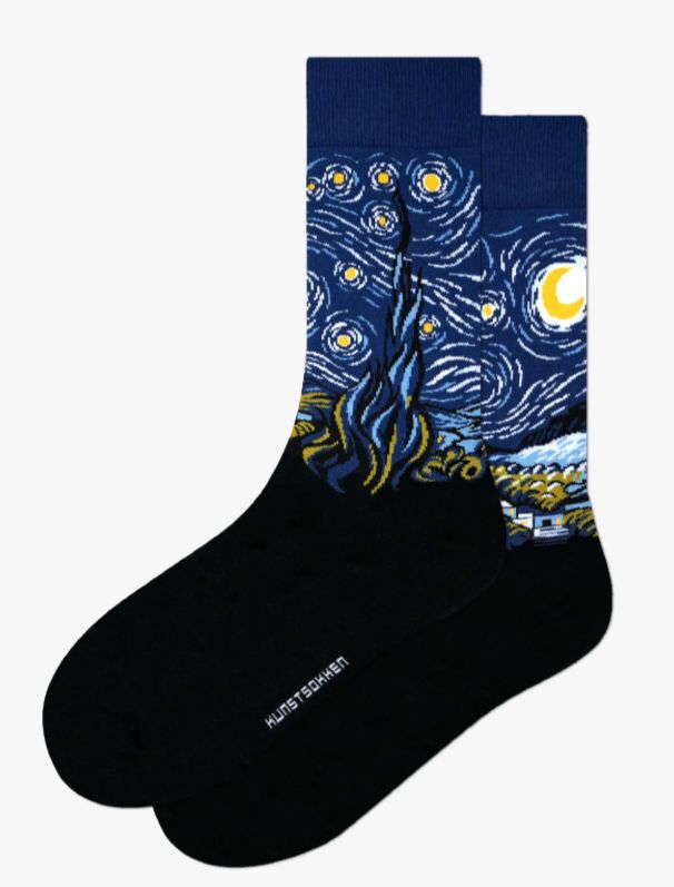 Kunstsokken - De Sterrennacht, Size: 36-40