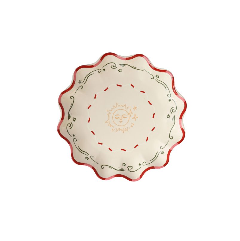Serving Plate Small Sun