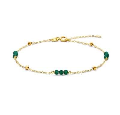 Swing Jewels 14K Bracelet - Emerald