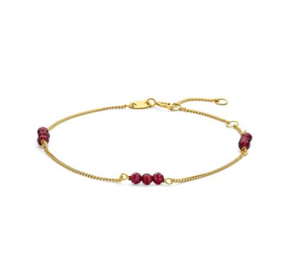 Swing Jewels 14K Gold Bracelet - Granaat