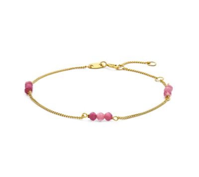Swing Jewels 14K Gold Bracelet - Pink Tourmaline