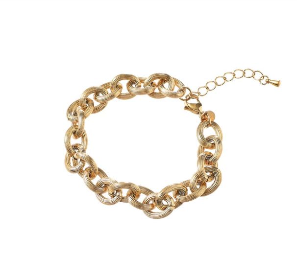 Chunky Link Bracelet - 14K - B56056-2