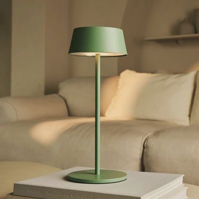 Hugo Sage Green - Rechargeable Table Lamp