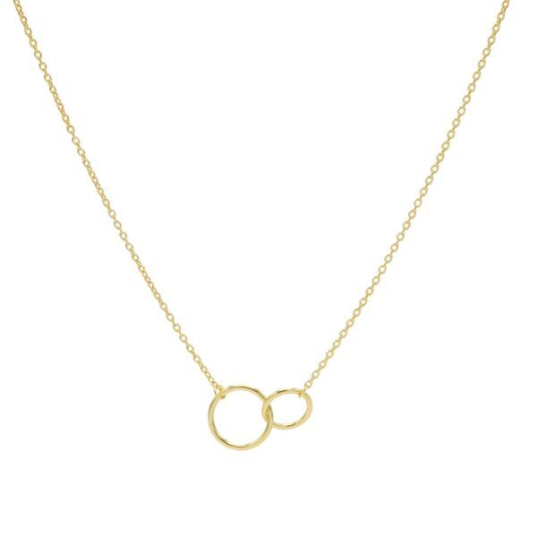 Necklace Double Circle