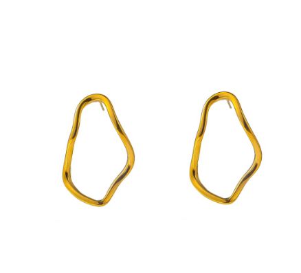 Open Oister Stud - 14K