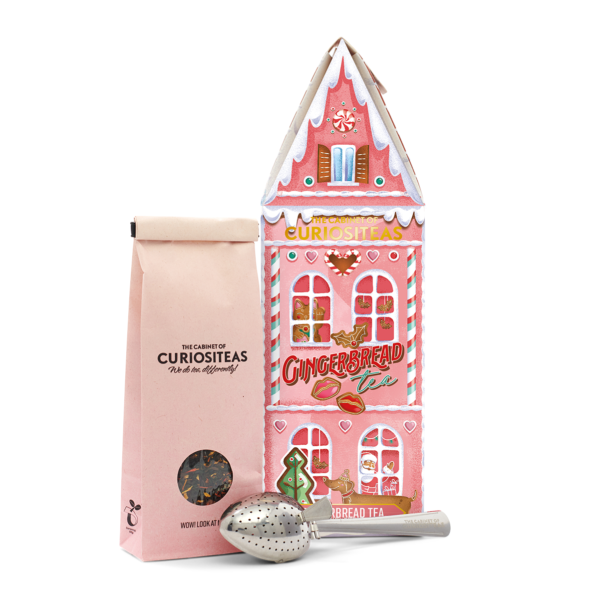 Pink Ginger House tea GIftbox