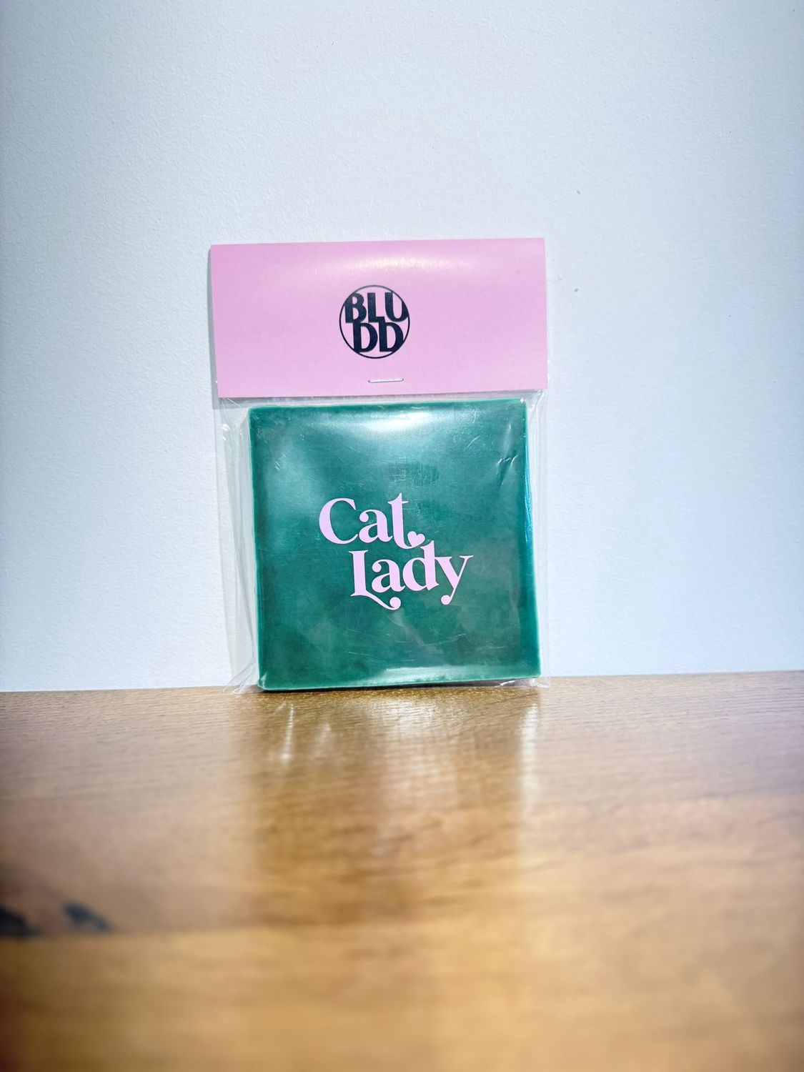 Tegel Cat Lady - Groen/Roze