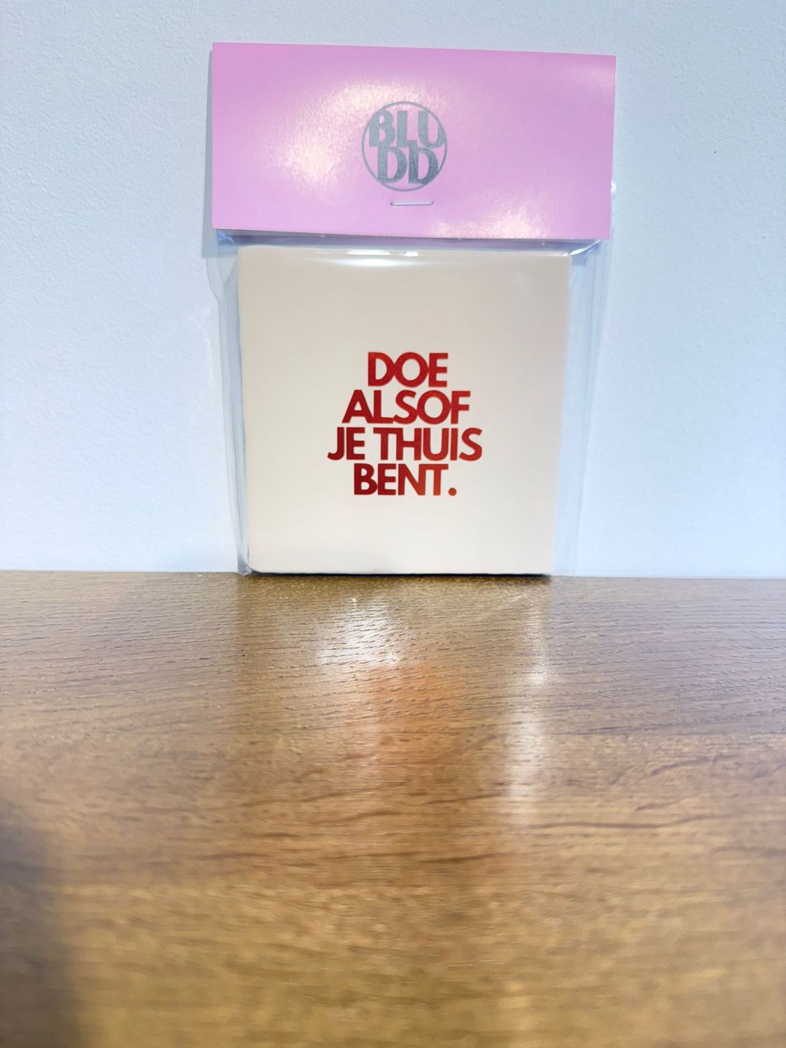 Tegel Doe Alsof Je Thuis Bent - Beige/Oranje Holografisch