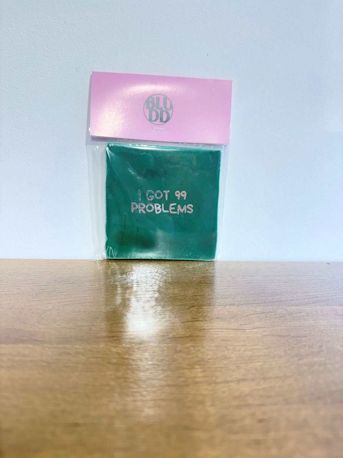 Tegel I Got 99 Problems - Groen/Zilver