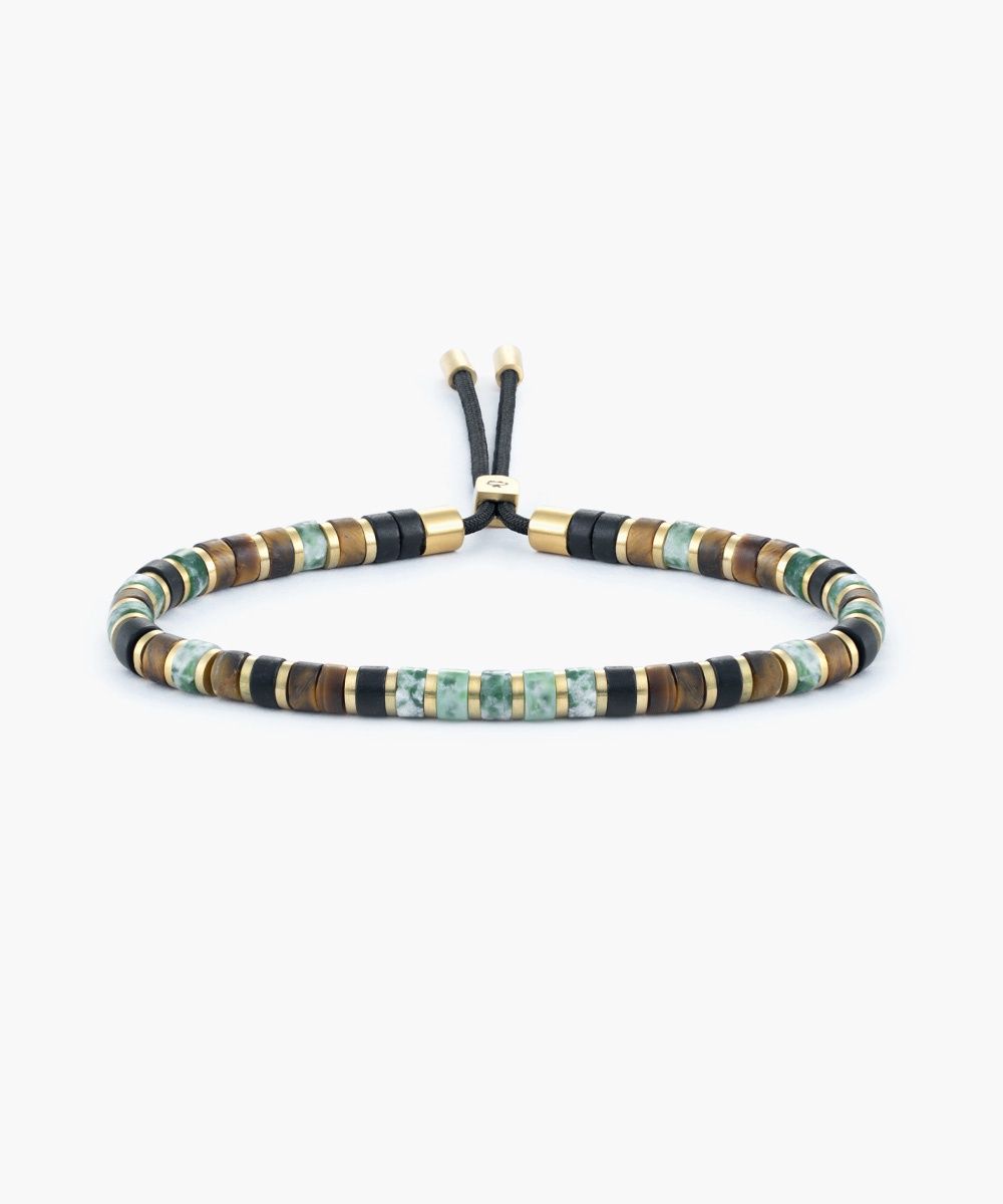 P48 - 357935 Brontide 4mm Adjustable Nagoya | Gold, Size: M - 18/19 cm