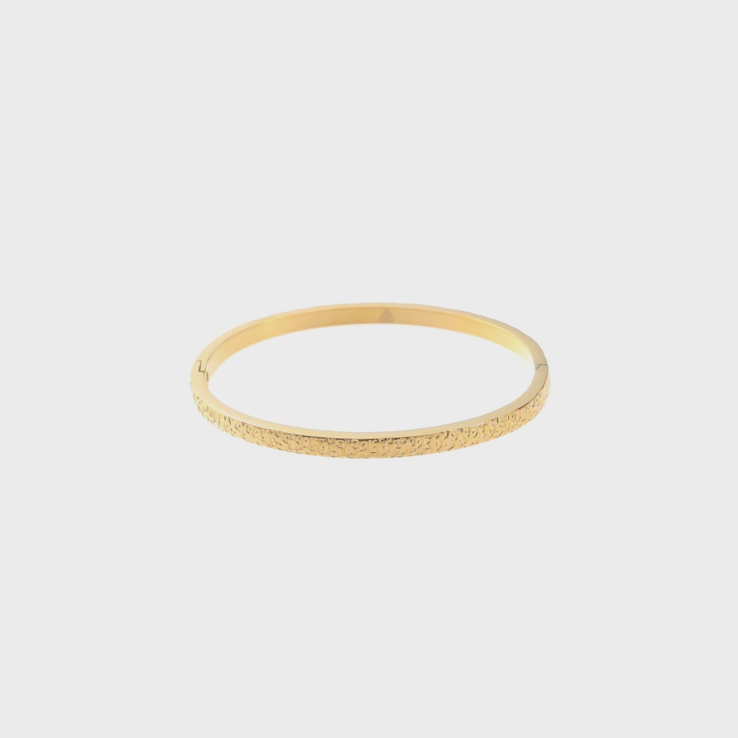 Leopard Bangle - 14K
