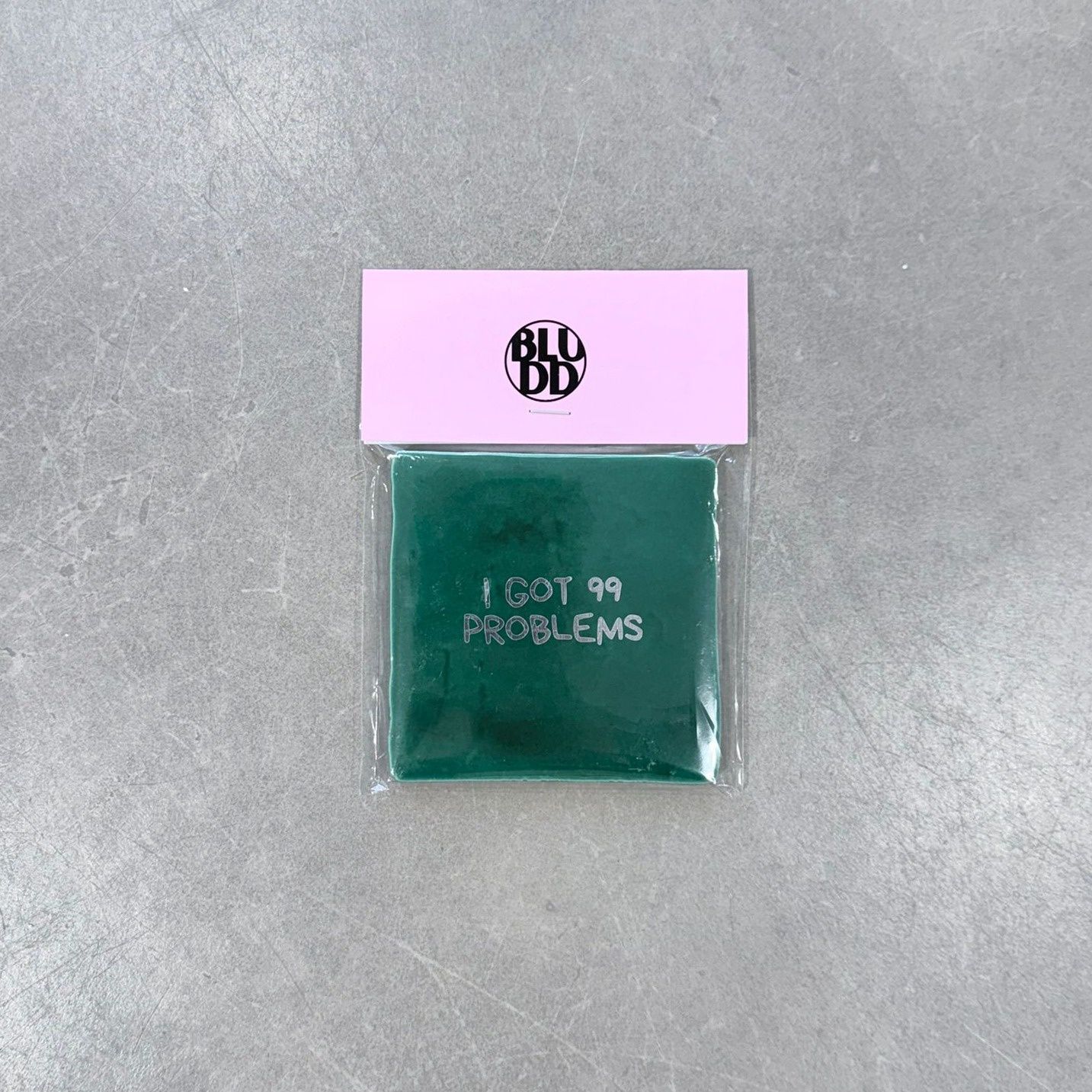 Tegel I Got 99 Problems - Groen/Zilver