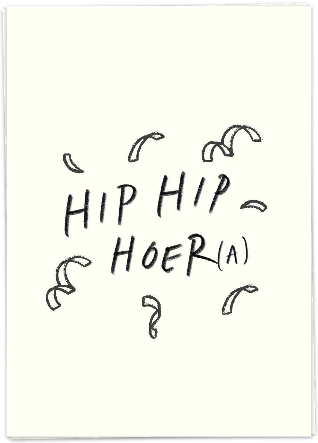 Kaart - Hiep Hiep Hoer(a) - Single