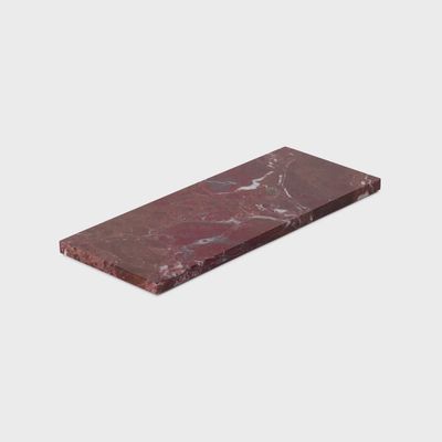 Marmer Dienblad Rood 10x25 cm