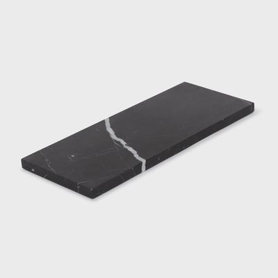 Marmer Dienblad Zwart 10x25cm