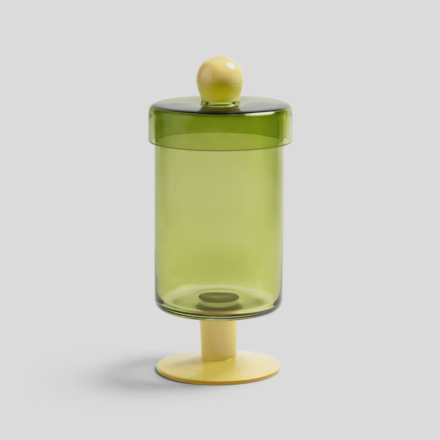 Jar Duo Tall Green