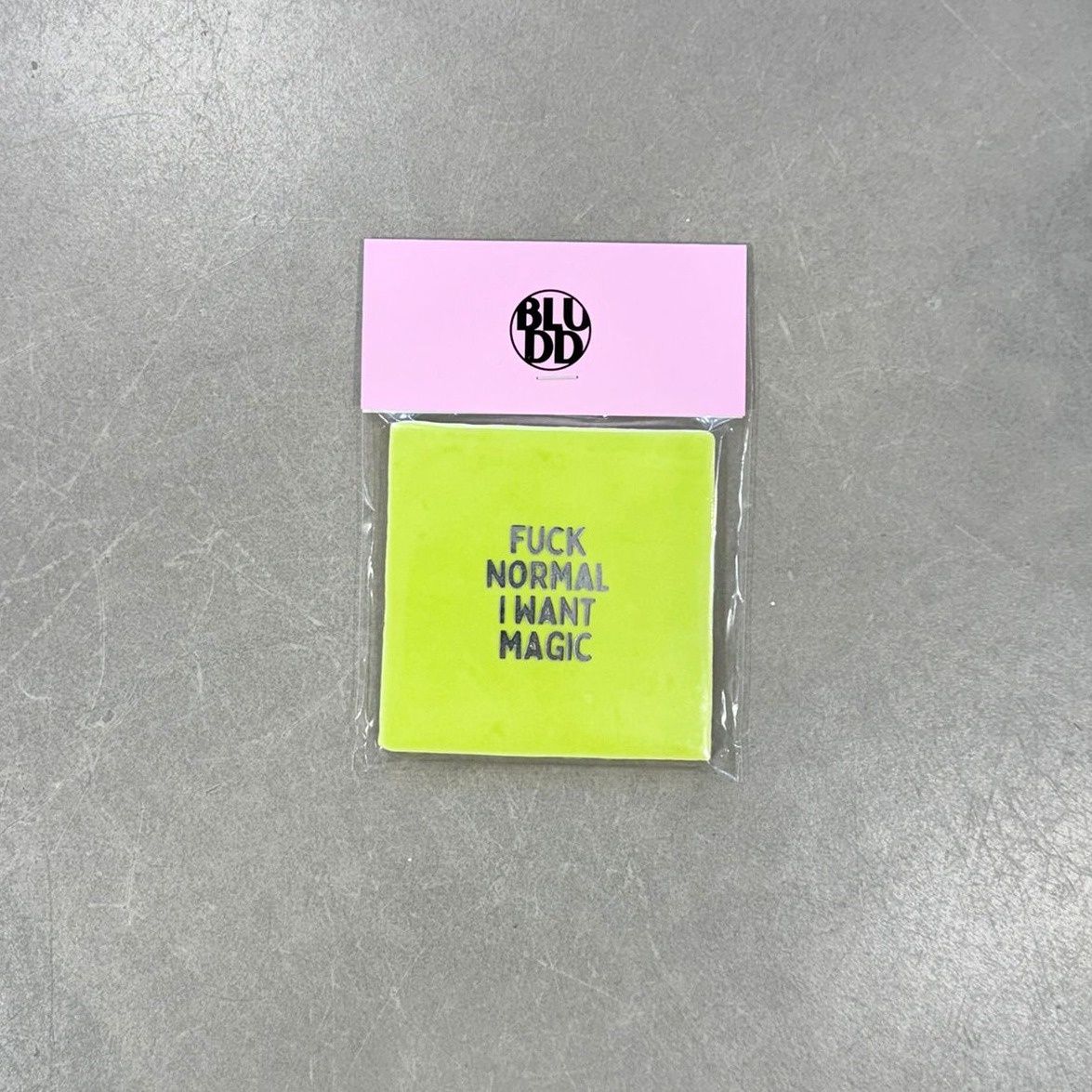 Tegel F*ck Normal I Want Magic - Kermit/Zilver